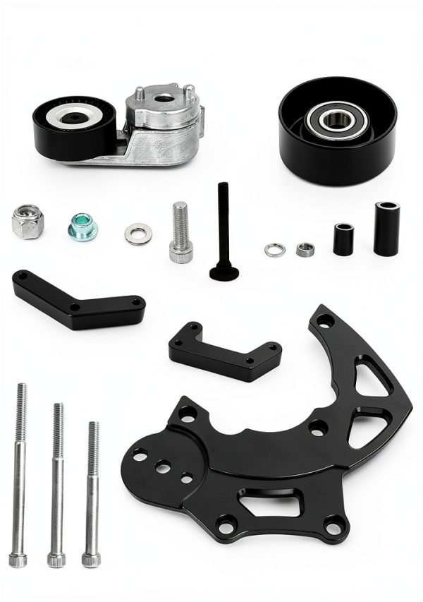 WYCKOFF High Mount AC Bracket for LS Engines-7