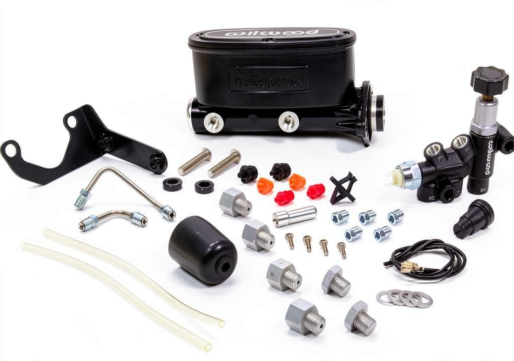 Wilwood master cylinder installed in a performance car
