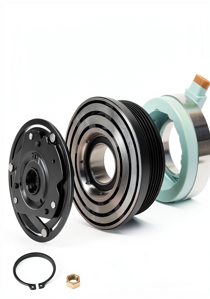 A-Premium AC Compressor Clutch Kit components