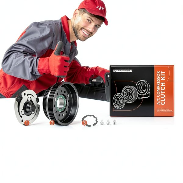 A Premium AC Clutch Kit Groove Pulley for VW Audi-1