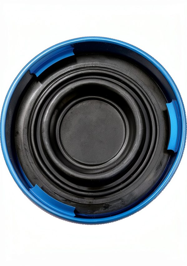 kweiny Aluminum Brake Fluid Cap Blue Anodized-3