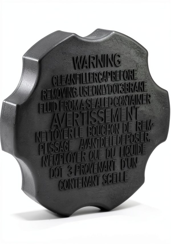 ZyloPlinx Master Cylinder Cap Black Plastic Design-0