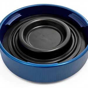kweiny Aluminum Brake Fluid Cap Blue Anodized-0