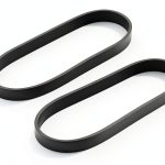 9.25" Non Vented Rotor Silencer Band Fits for Large Non-Vented Rotors, Replacement Part for AMMCO 6922 and GOODSON Rubber Brake Lathe Silencer Band, 2 Pack-0