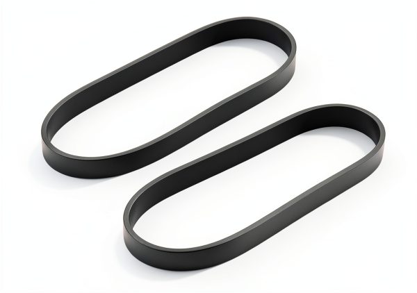 9.25" Non Vented Rotor Silencer Band Fits for Large Non-Vented Rotors, Replacement Part for AMMCO 6922 and GOODSON Rubber Brake Lathe Silencer Band, 2 Pack-0